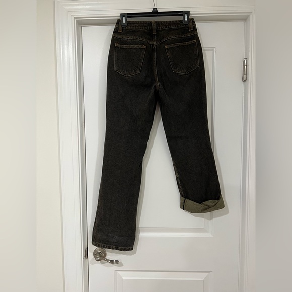 Jeanology Dark Wash Jeans with Front Print Detailing - Picture 2 of 5